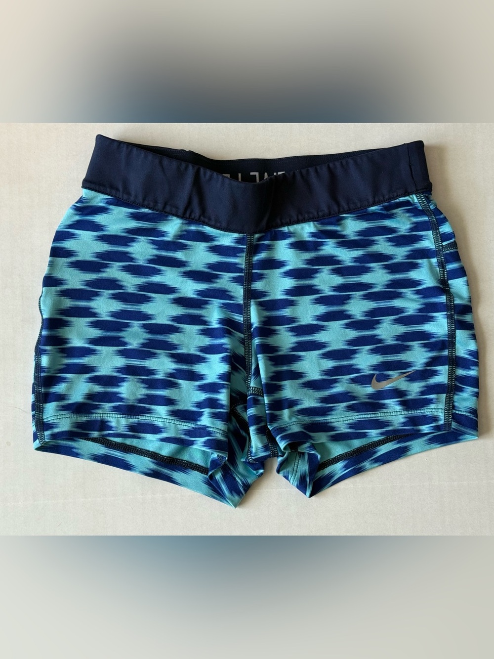 Nike Dri-Fit Relay Women's XS running shorts Blue- Tie String Missing